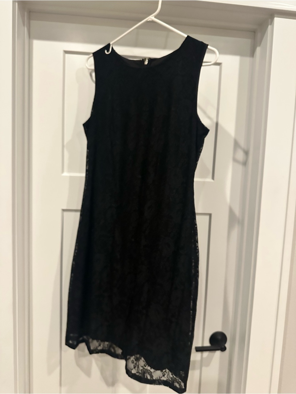 Tommy Hilfiger Black Lace Sleeveless Mini Dress